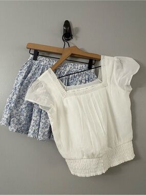 Girls Abercrombie & Fitch Two Piece Skort Set 13-14 yrs NEW